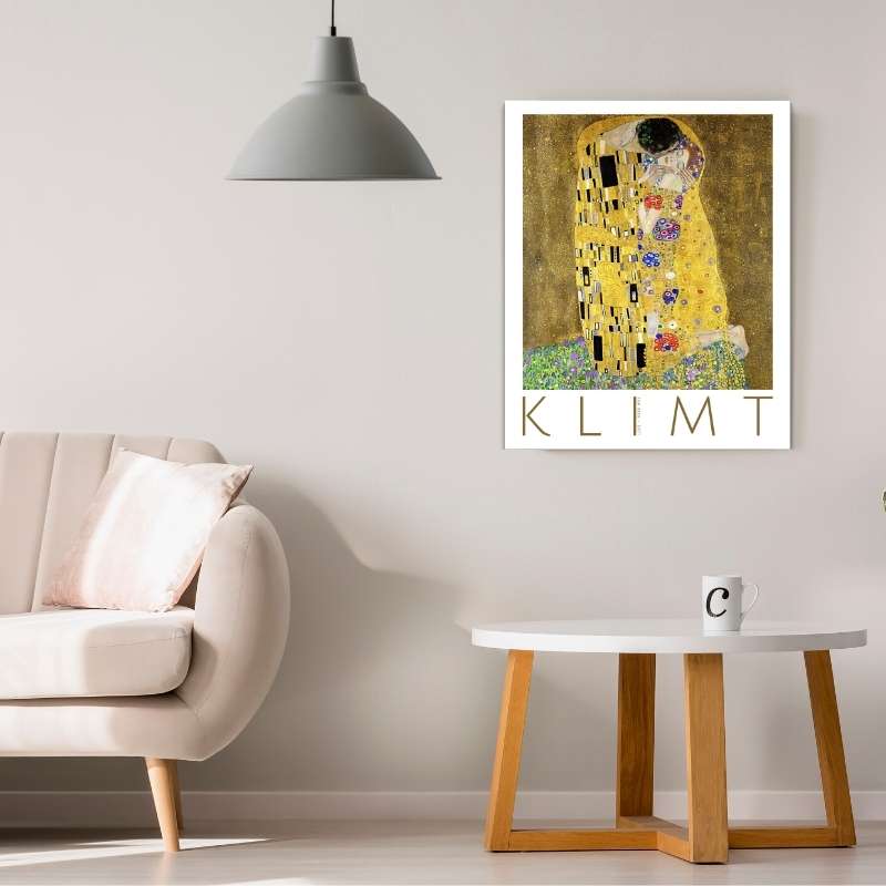 The Kiss | Gustav Klimt | Art Nouveau 1907 - Image 4