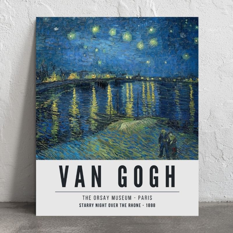 Starry Night over Rhone | Vincent Van Gogh | 1888