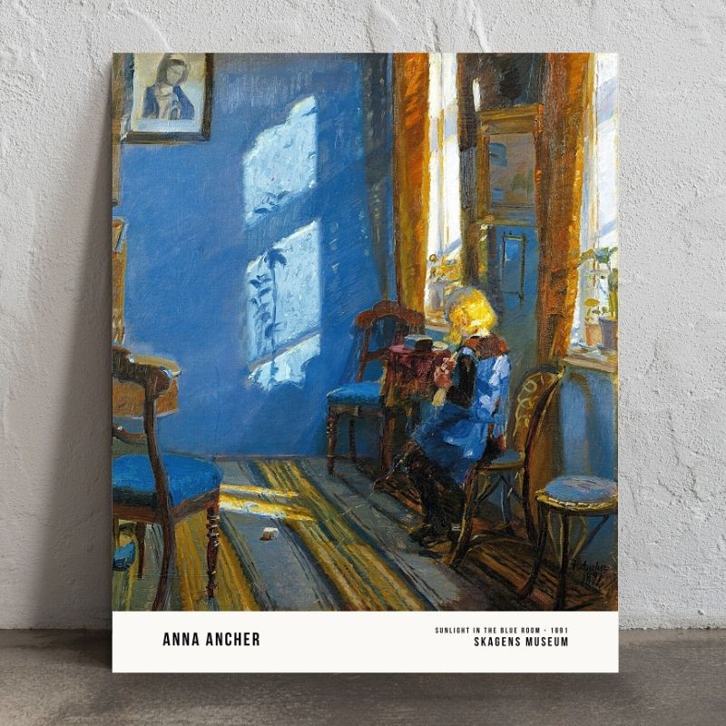 Sunlight in the Blue Room | Anna Ancher | 1891